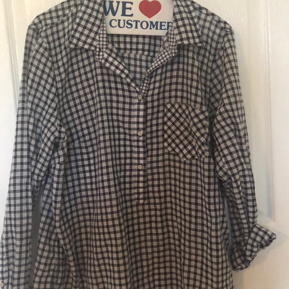 Merona Tops - Plaid Long Sleeve Merona Tops - Plaid Long Sleeve